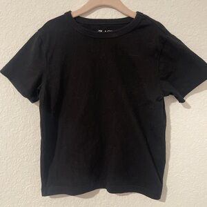 Kid's Classic Black Cotton T-Shirt